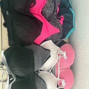 VSX Sports Bras - Black, Pink, Gray, White